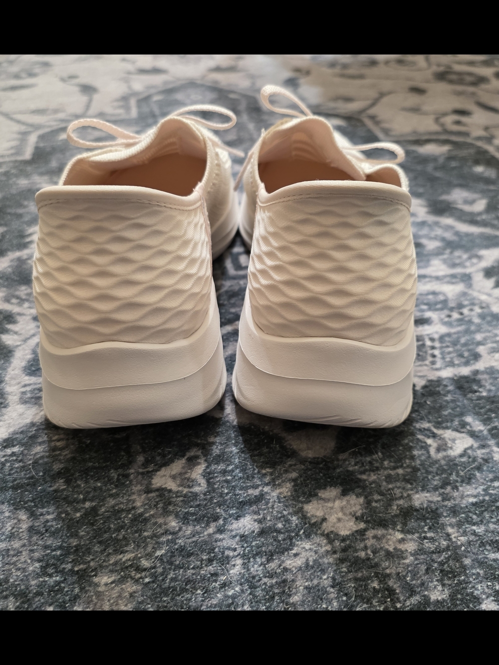 Skechers Pale Pink Knit Slip-Ins Natural Training Sneakers Size 9 - Picture 7 of 14